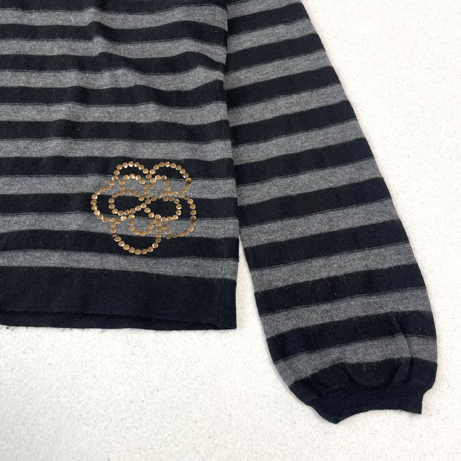 ソニアリキエル / SONIA BY SONIA RYKIEL 高級 カシミヤ100% ボーダー