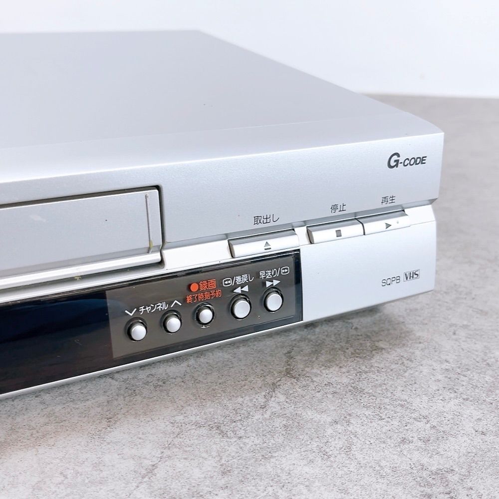 ビデオデッキ　Panasonic H-494 Panasonic ビデオデッキ NV-HX33G シルバー 動作品 Hi-Fi VHS G