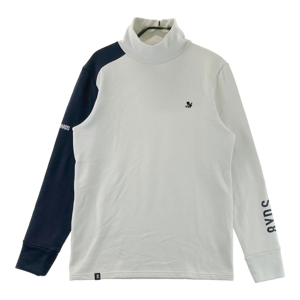 ハチヤーズ(8YARDS)シャツ L ゴルフウェア サイズ：L 8YARDS ハチヤーズ ハイネック 長袖Tシャツ グレー系