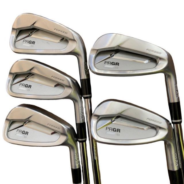 中古】 プロギア PRGR 03 5S アイアンセット IR スペックスチールIII