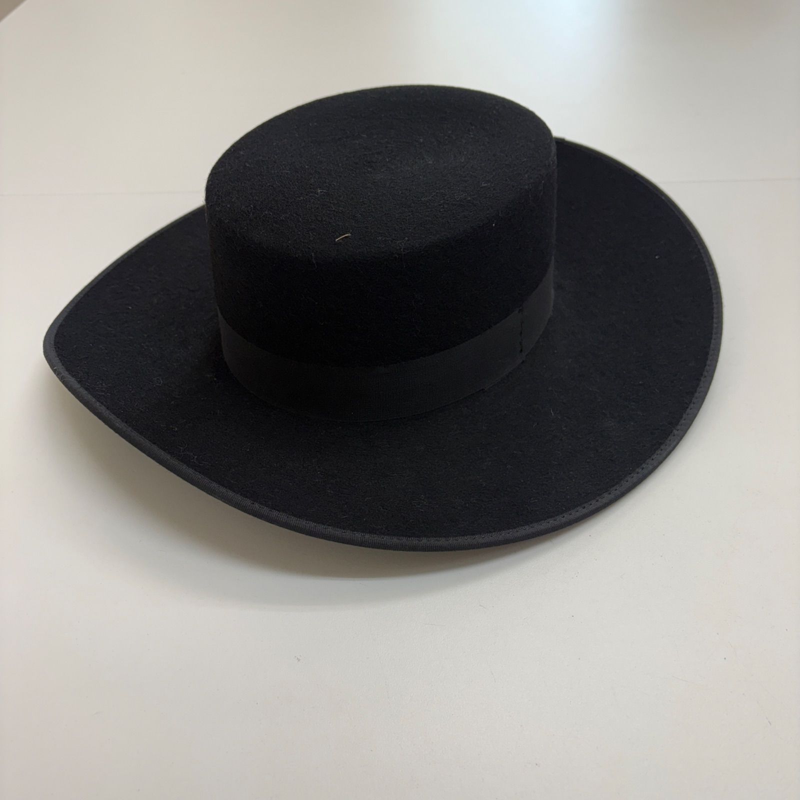 ISESA】コルドベス フラメンコ 帽子 ハット 57サイズ 黒 スペイン製