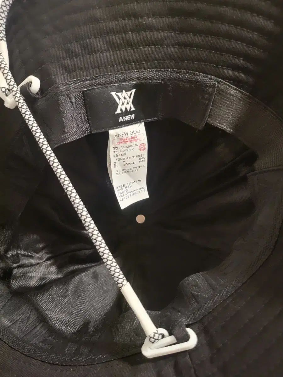 ANEW GOLF(アニューゴルフ) ブラック バケットハット - メルカリ