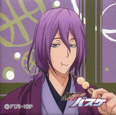 黒子のバスケ 原画展 缶バッジ 紫原敦 中古】バッジ・ピンズ(キャラクター) 紫原敦 「京都 黒子のバスケ展 缶