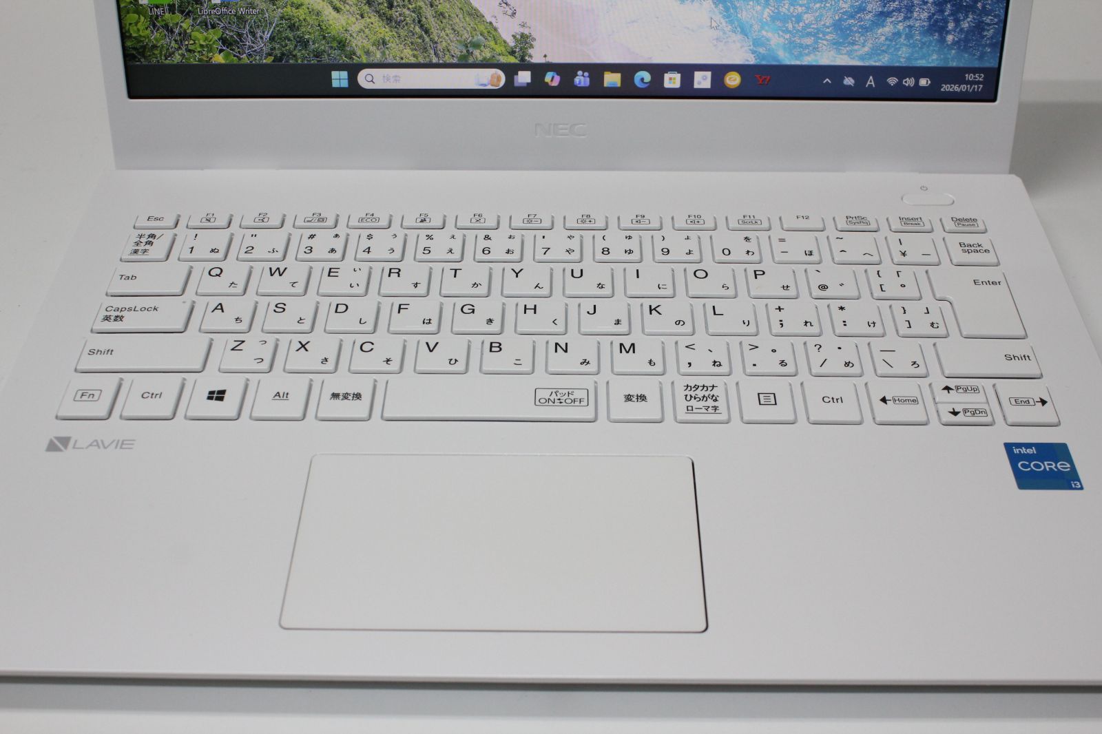 中古ノートPC】NEC〈LAVIE N1435/CAW〉Intel Core i3/SSD256GB/メモリ