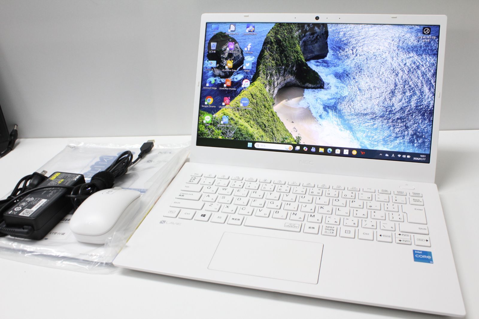 美品✨️NEC LAVIE N1435/CAW SSD256GB メモリ8GB箱有 メルカリ
