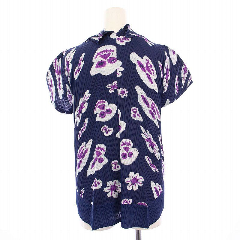 プリーツプリーズ PLEATS PLEASE イッセイミヤケ ブラウス カットソー