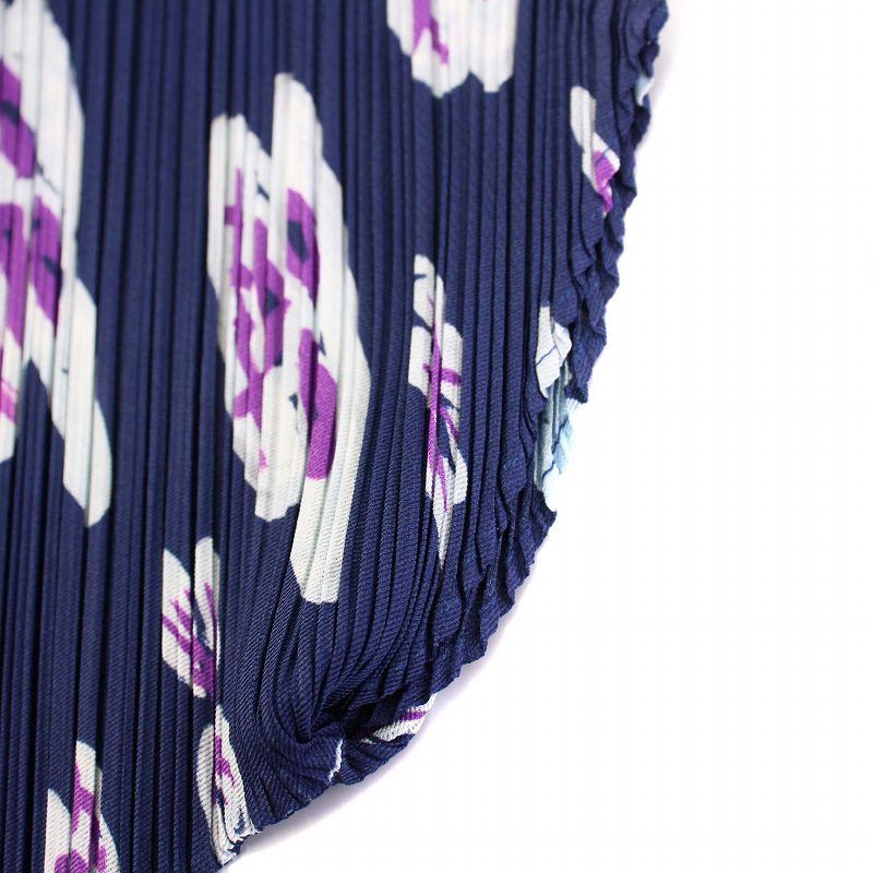 PLEATS PLEASE ネイビー半袖 Tシャツ 中古・古着通販】PLEATS PLEASE (プリーツプリーズ) PLEATS PLEASE