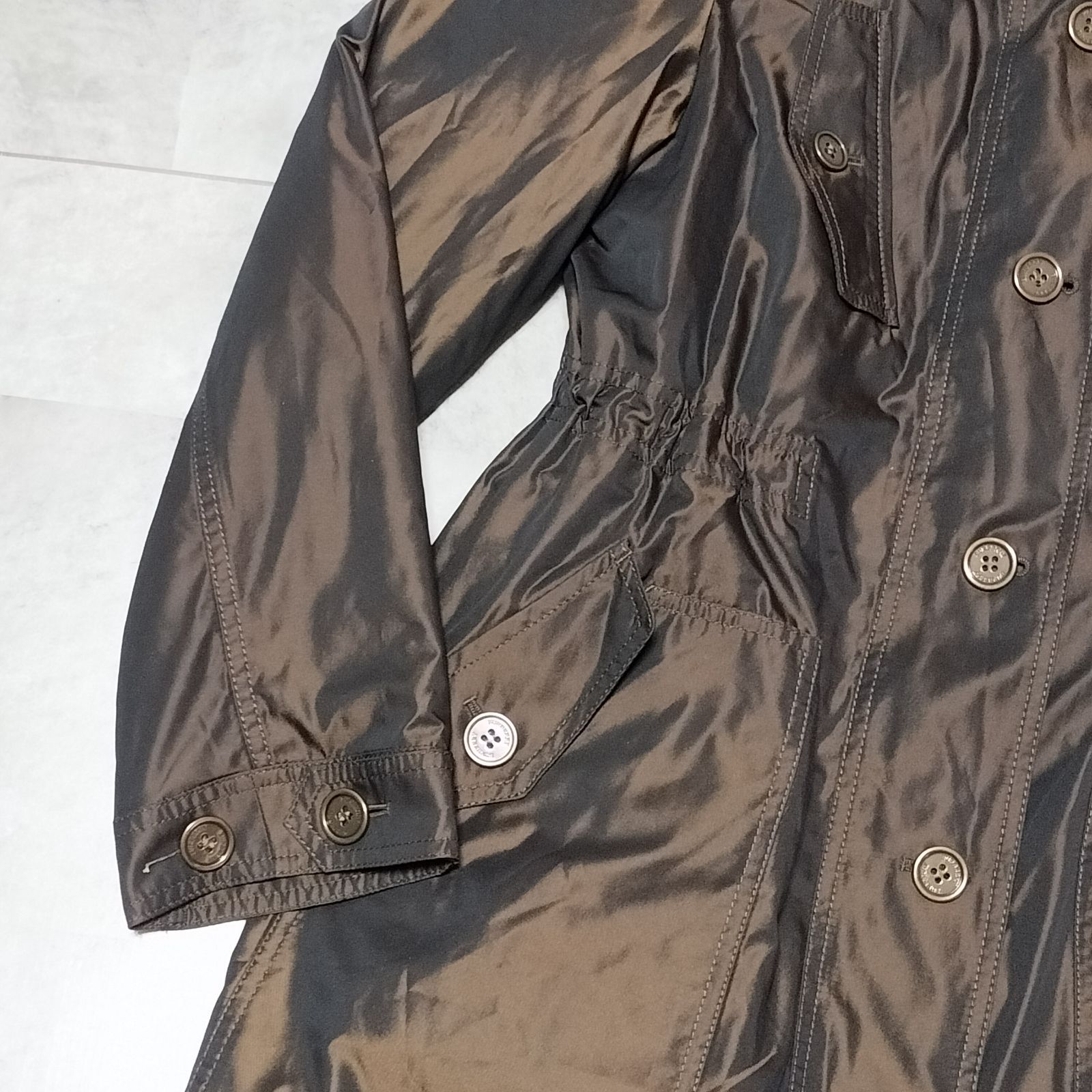 美品】BURBERRY LONDON 7way ラクーンファー ロングコート