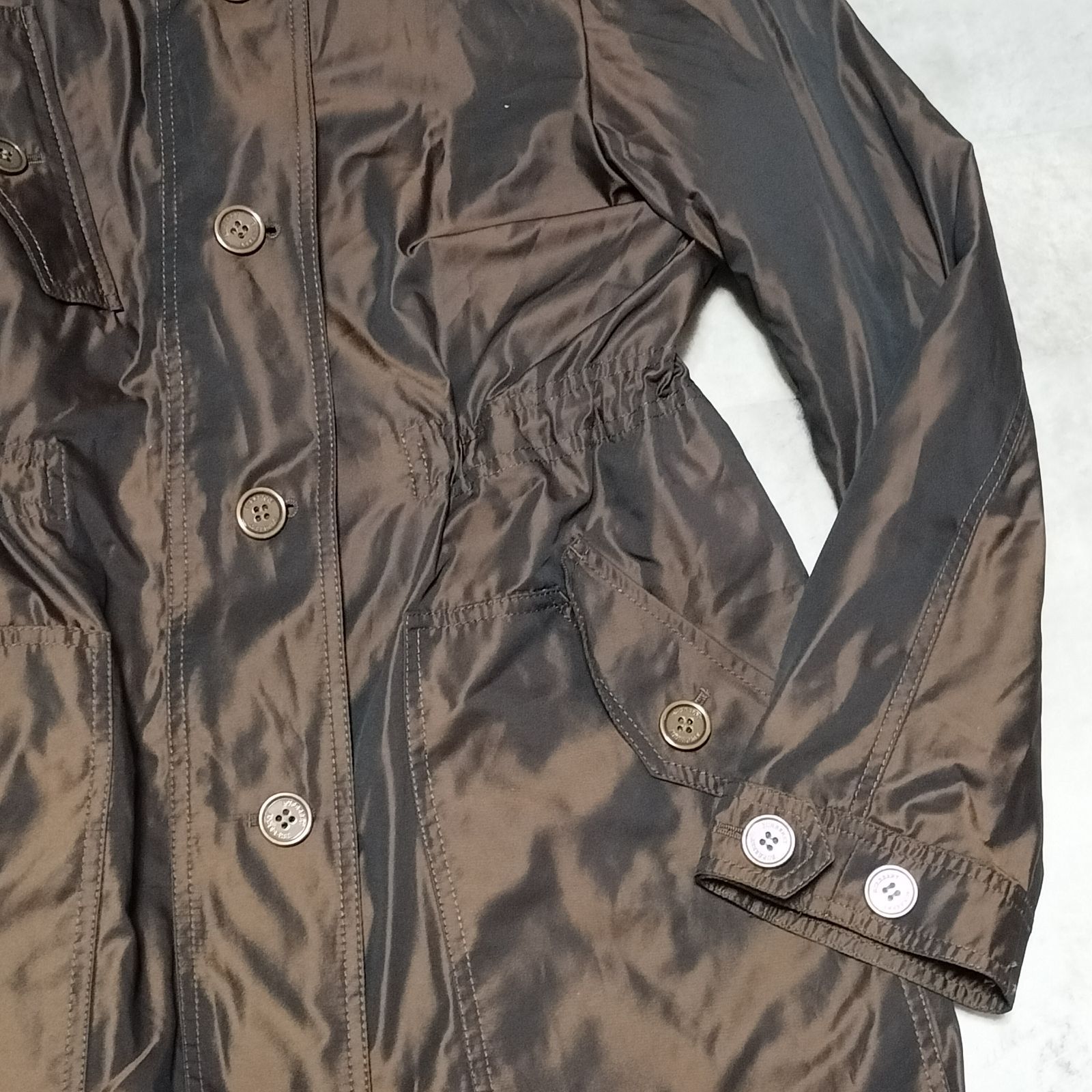 美品】BURBERRY LONDON 7way ラクーンファー ロングコート