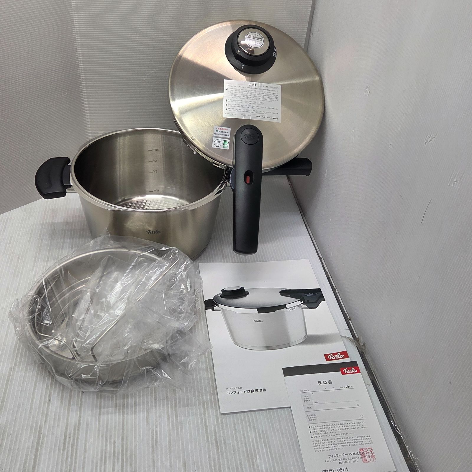 1 S01444 Fissler フィスラー 圧力鍋 コンフォート プレミアムプラス