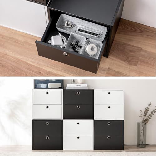 イーサプライ キューブ型収納ボックス 引き出し 幅35 奥行29 5 高さ35 cm 2段式 推し活収納棚 アクスタ DVD Switch ブラック EZ 1 彡 76 b 01 e その他 キッチン 食器 キッチン 日用品 その他