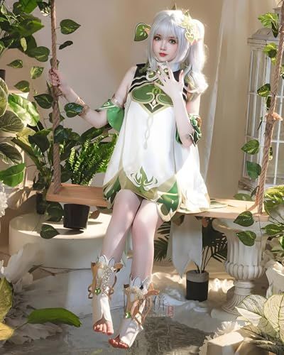 神併 ナヒーダ コスプレ ウィッグ付き 草神 原神 コスプレ衣装 大人用 仮装 イベント コスチューム ステージ服 Nahida cosplay 3 XL n 彡 d 2 befd 52