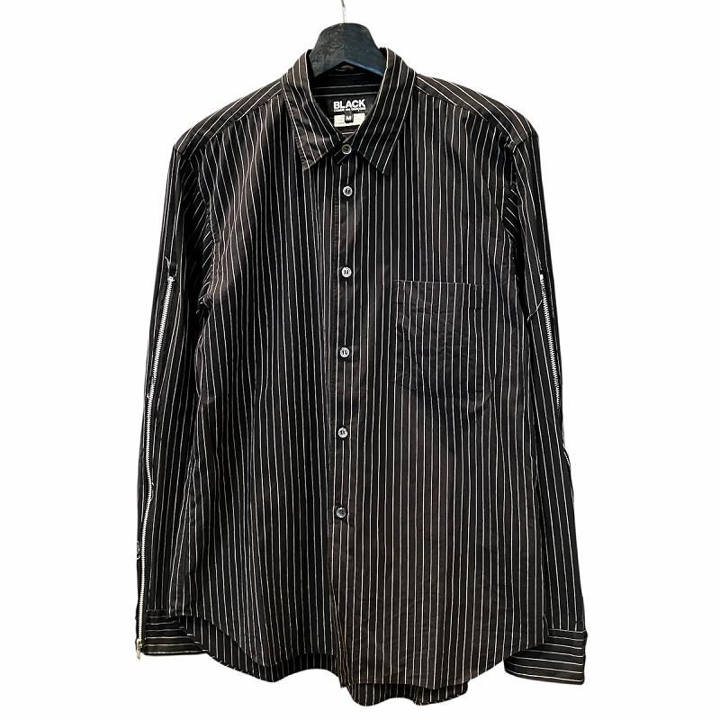 コムデギャルソンブラック COMME des GARCONS BLACK 25SS Stripe Zip