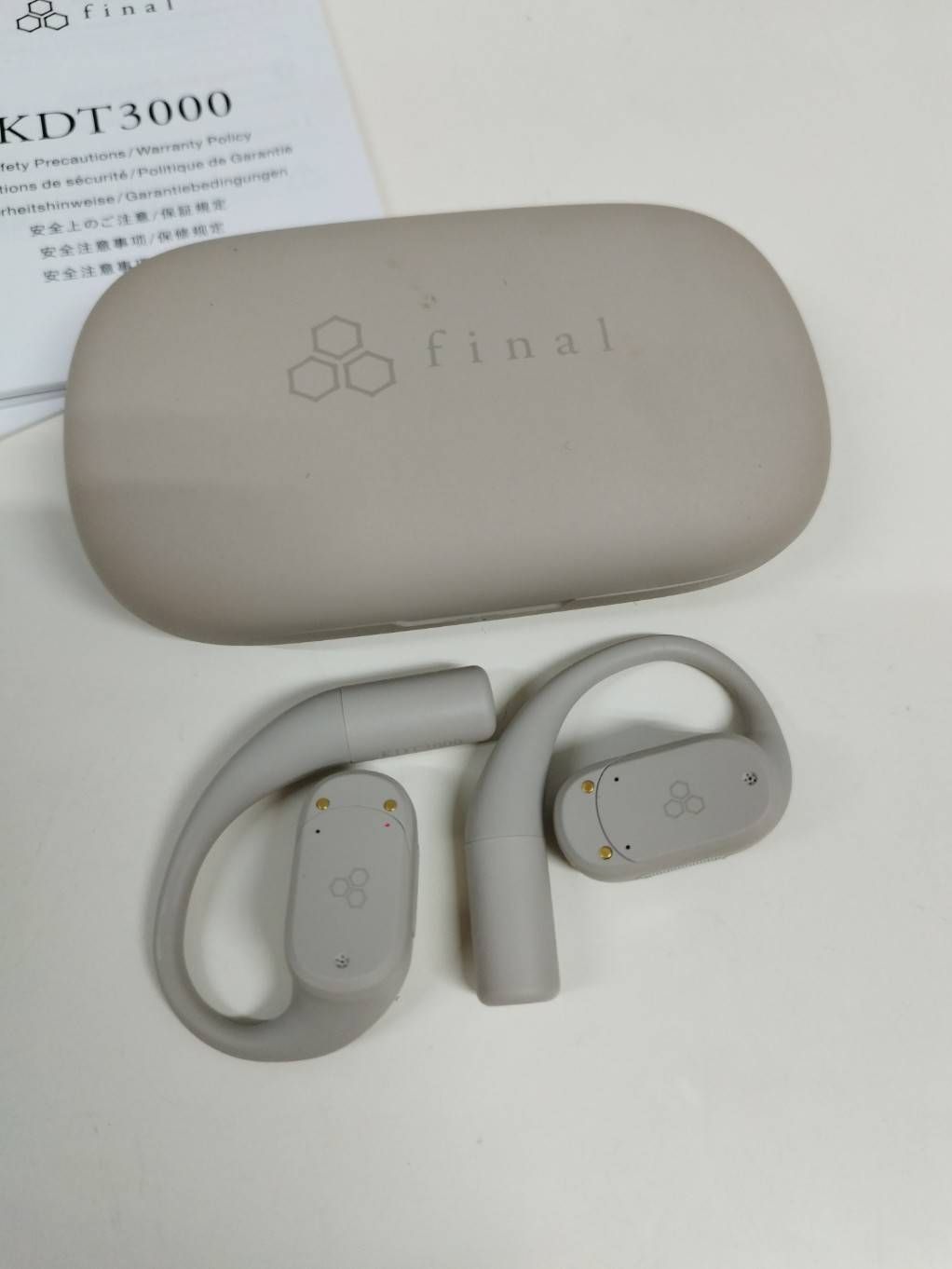 final KDT3000 ワイヤレスイヤホン ベージュ KDT3000｜final 公式ストア