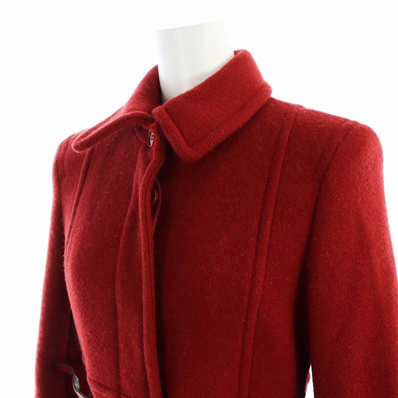 マックスマーラ MAX MARA 白タグ ウールコート 長袖 ロング アンゴラ混