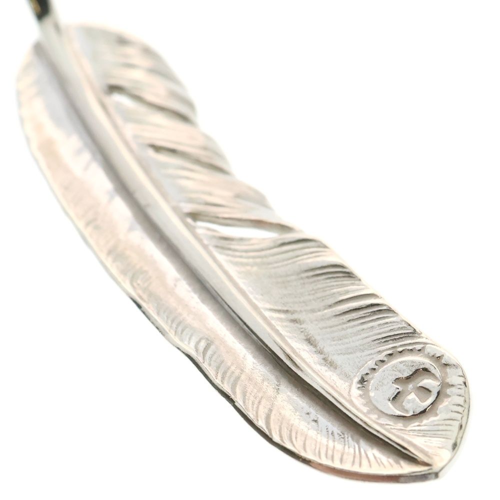 goro's (ゴローズ) 【新品】メタル付き特大フェザー 右向き ペンダント