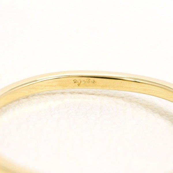 アガット　10K リング　11号 アガット K10YG リング ring 指輪 11号 ダイヤ 0.03 総重量約1.1g