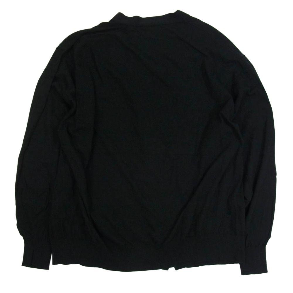 COMOLI コモリ 25SS B01-06002 コットン Vネック カーディガン