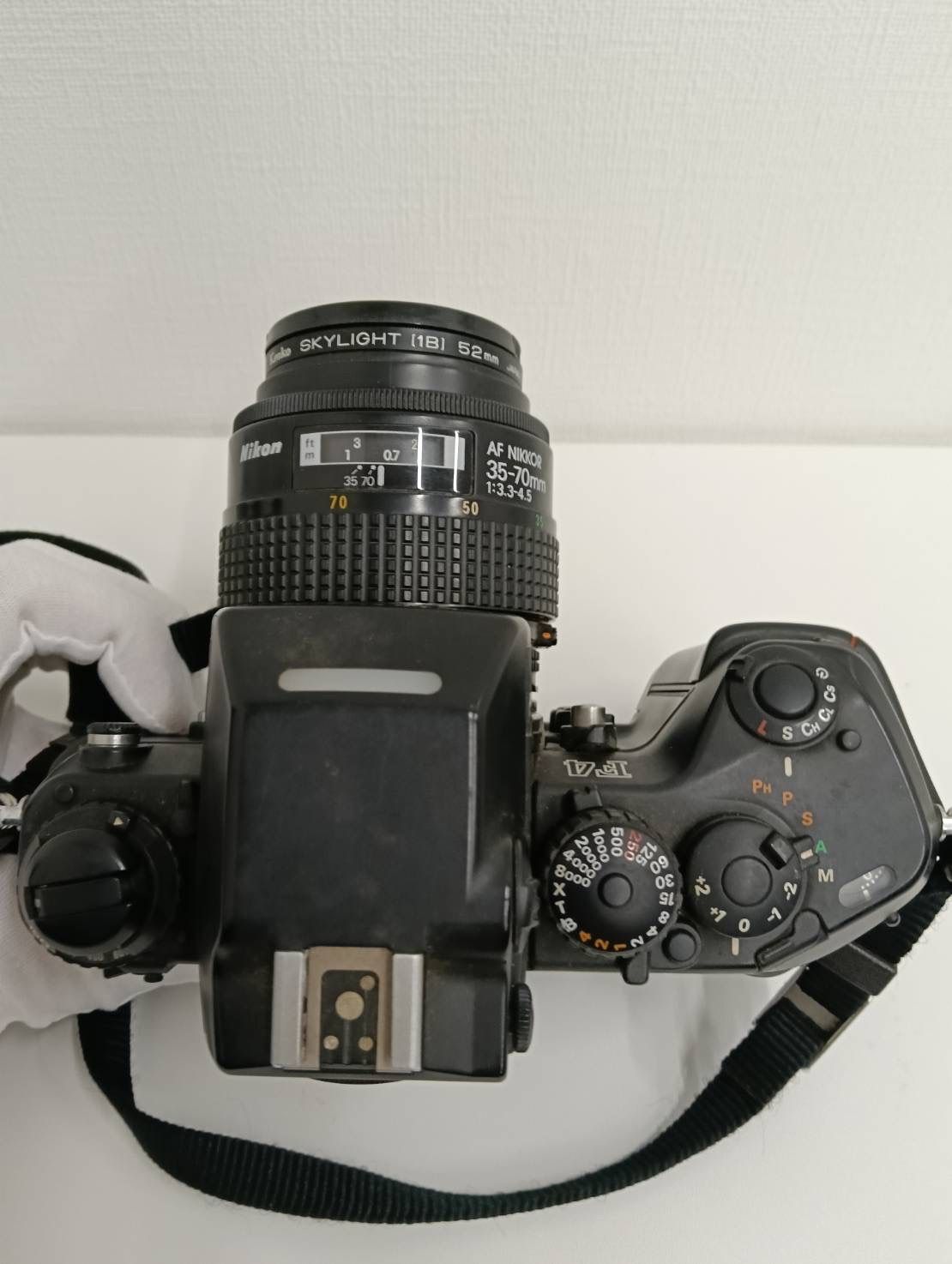 中古品】 Nikonニコン F4 フィルムカメラ 黒ブラック カメラ 現状品