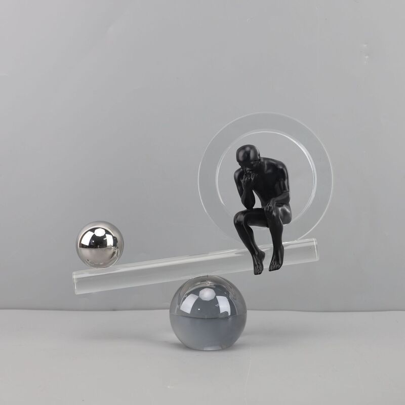 2025新品?未使用】 置物 オブジェ シンプル おしゃれ クリア ブラック