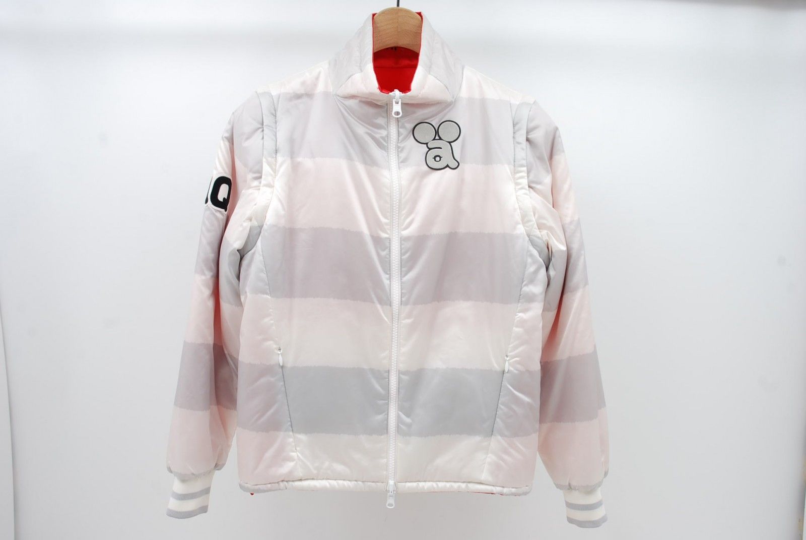 中古 レディース アルチビオ archivio ブルゾン 38(M) 赤×白 レッド