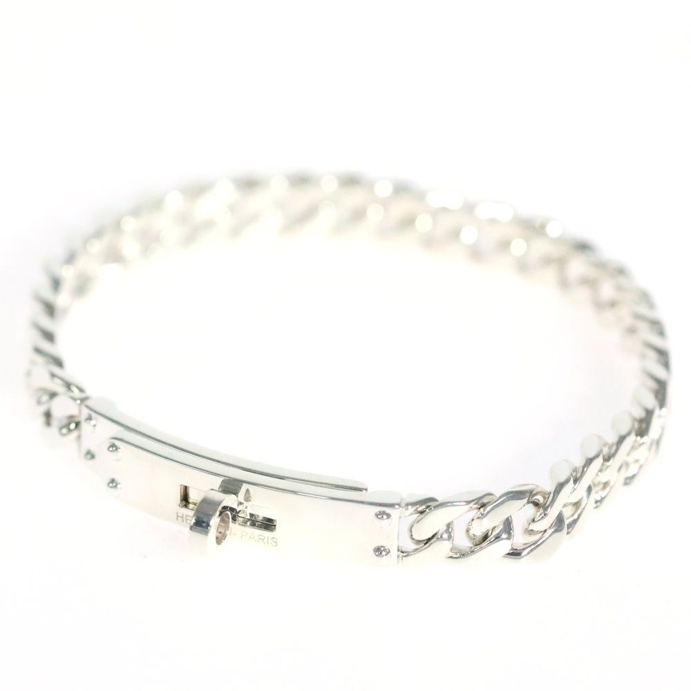 HERMES (エルメス) ケリーグルメット ブレスレット チェーン シルバー