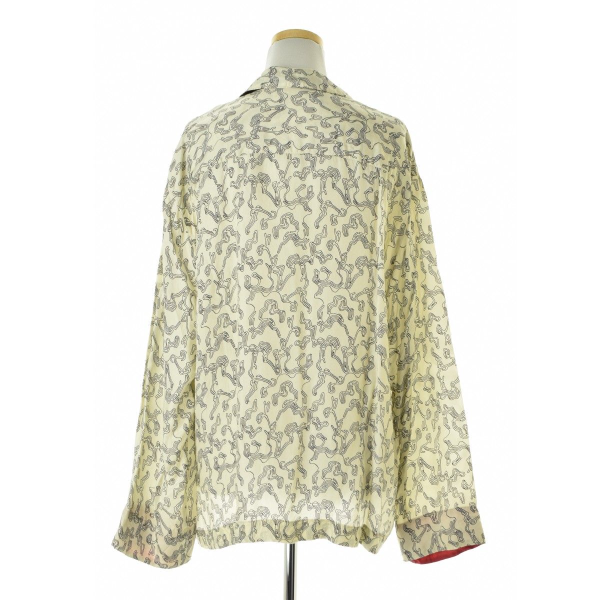 TOGAPULLA】21SS TP11-FJ216 Inner print shirt インナープリント長袖 