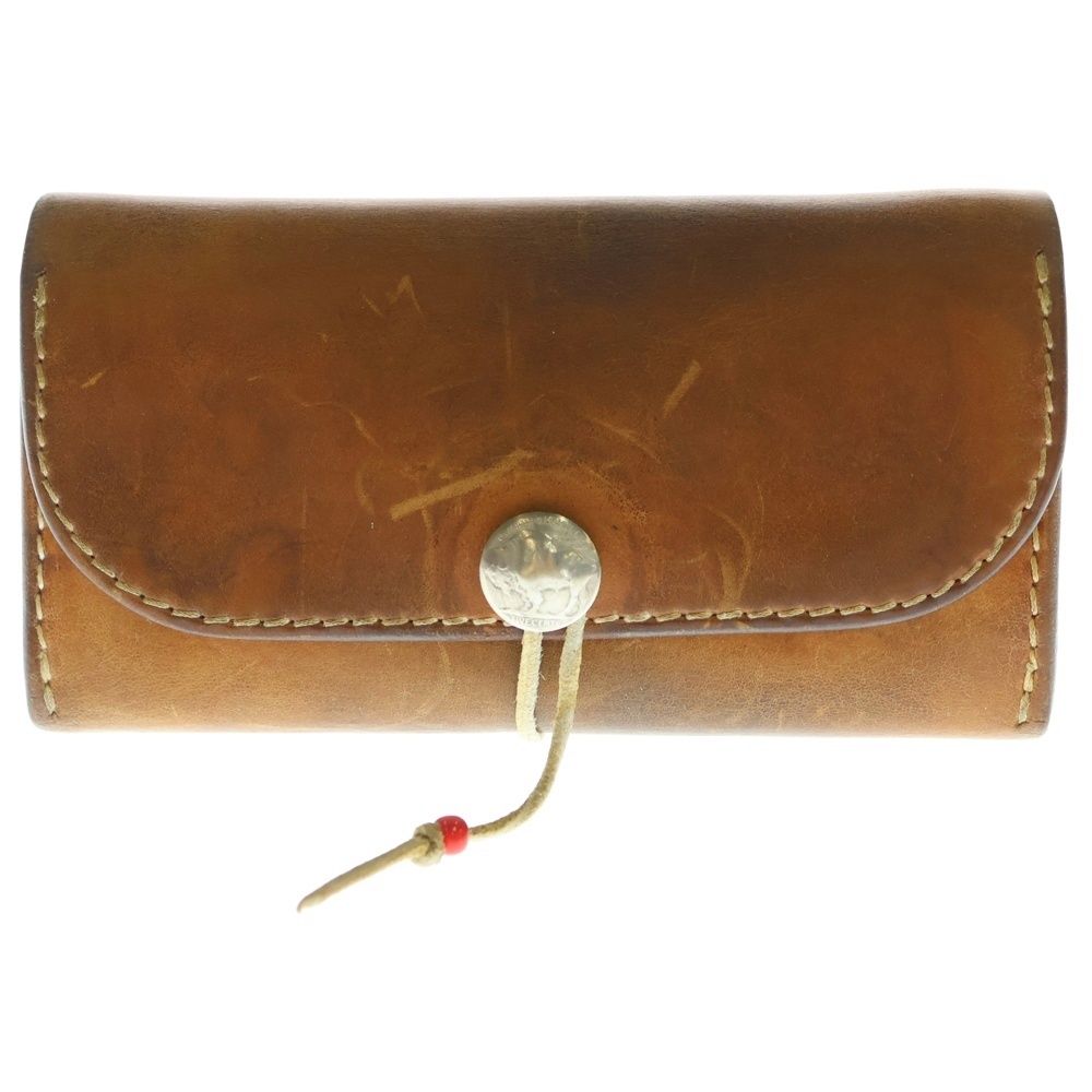 goro's (ゴローズ) 三つ折り長財布 レザーウォレット ブラウン - メルカリ