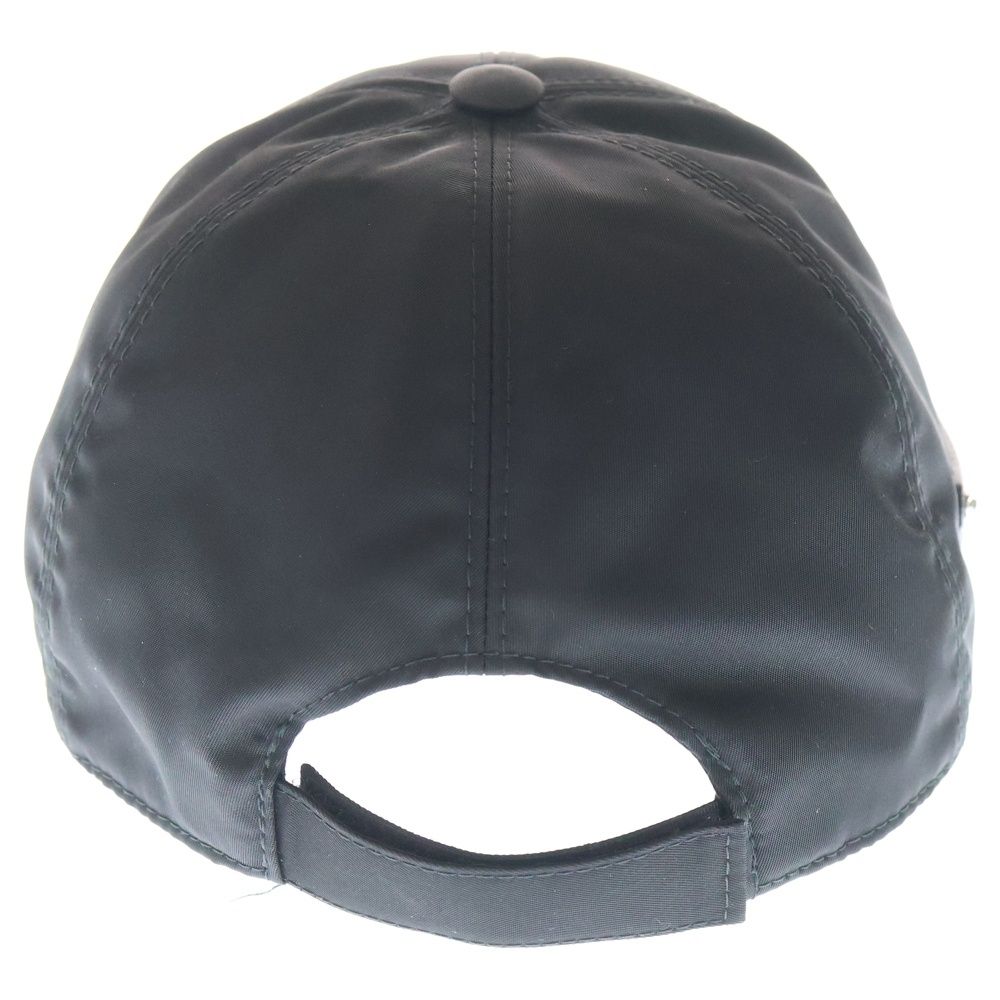 PRADA キャップシルバー三角ロゴ PRADA (プラダ) プラダ トライアングル 三角ロゴ キャップ 帽子