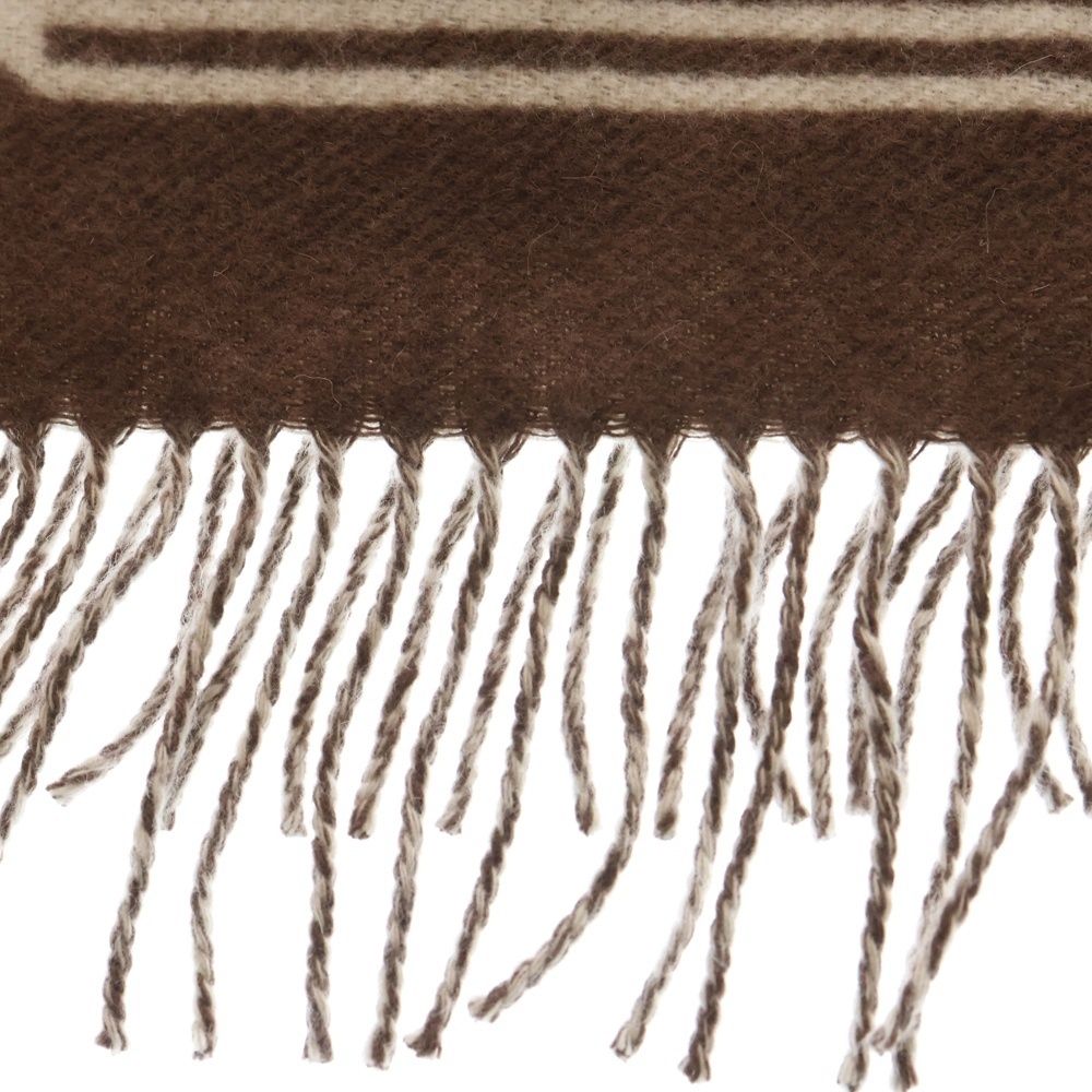 HERMES (エルメス) 23AW サングル ア ブックル 金具柄 カシミヤ