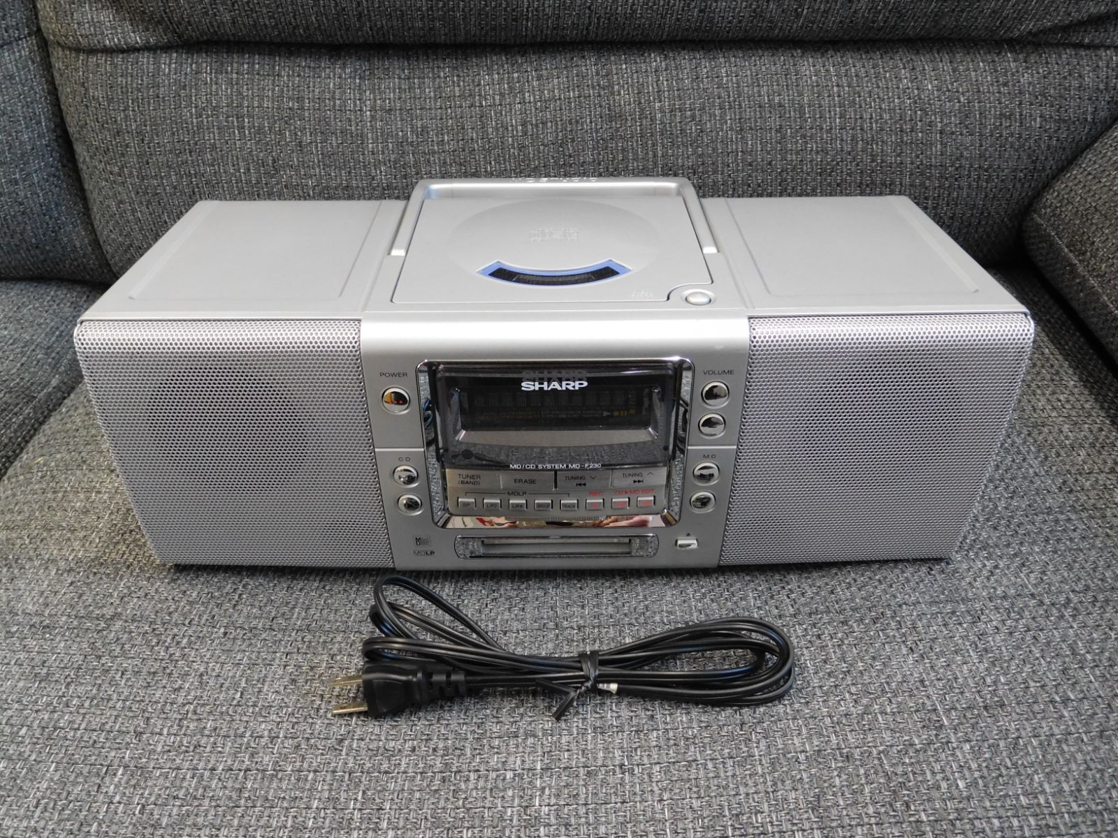 SHARP/シャープ MD/CDシステム MD-F230-S 2003年製【M0676】 - メルカリ