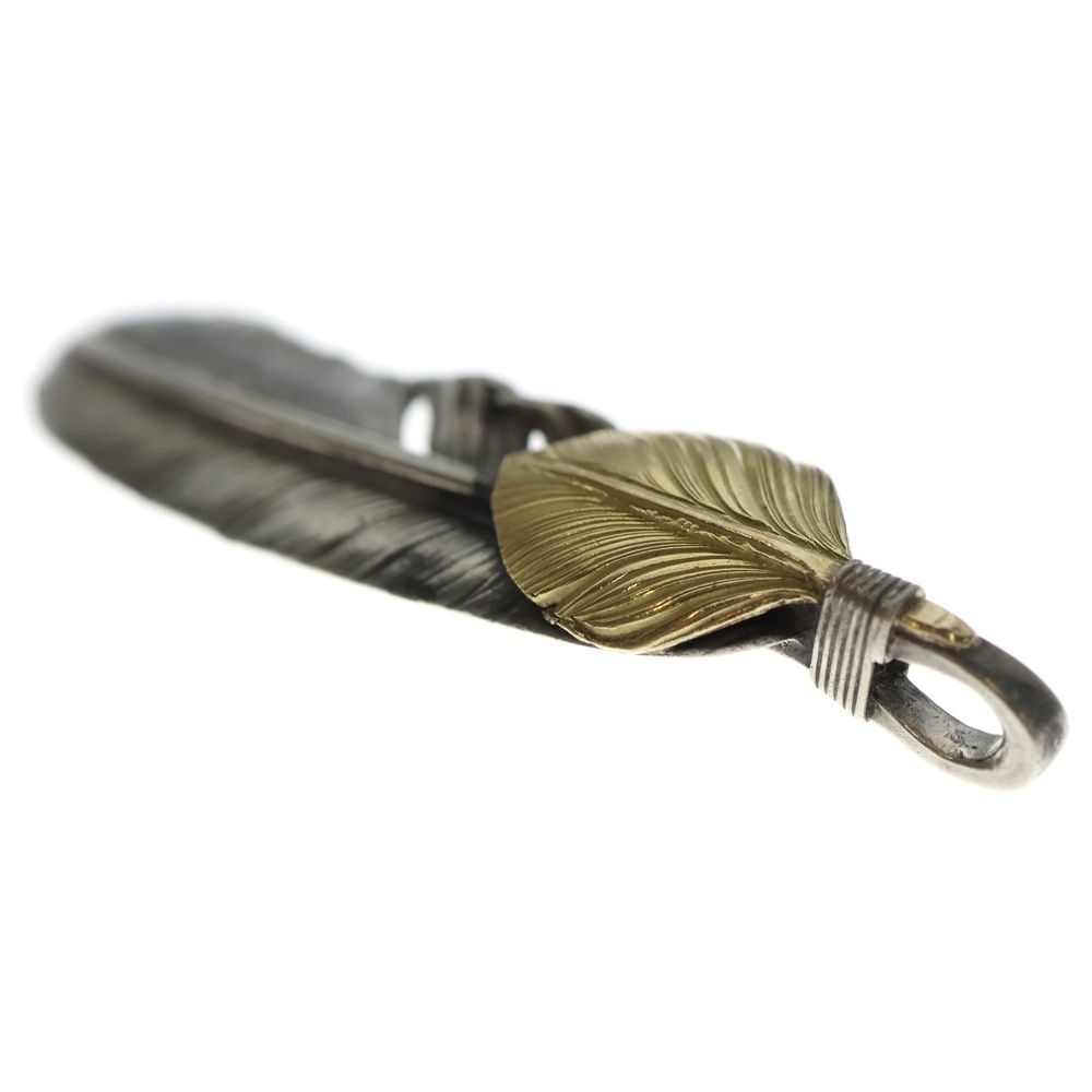 goro's (ゴローズ) 【現行】上金特大フェザー 右向き ネックレストップ