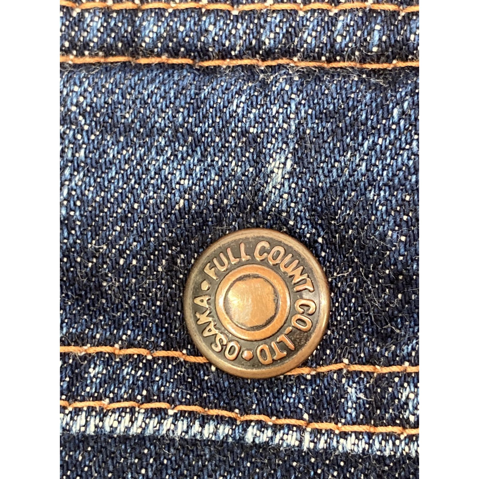 FULLCOUNT フルカウント 1246 ﾈｲﾋﾞｰ Bush Pants Non Wash ﾃﾞﾆﾑ ﾌﾞｯｼｭ