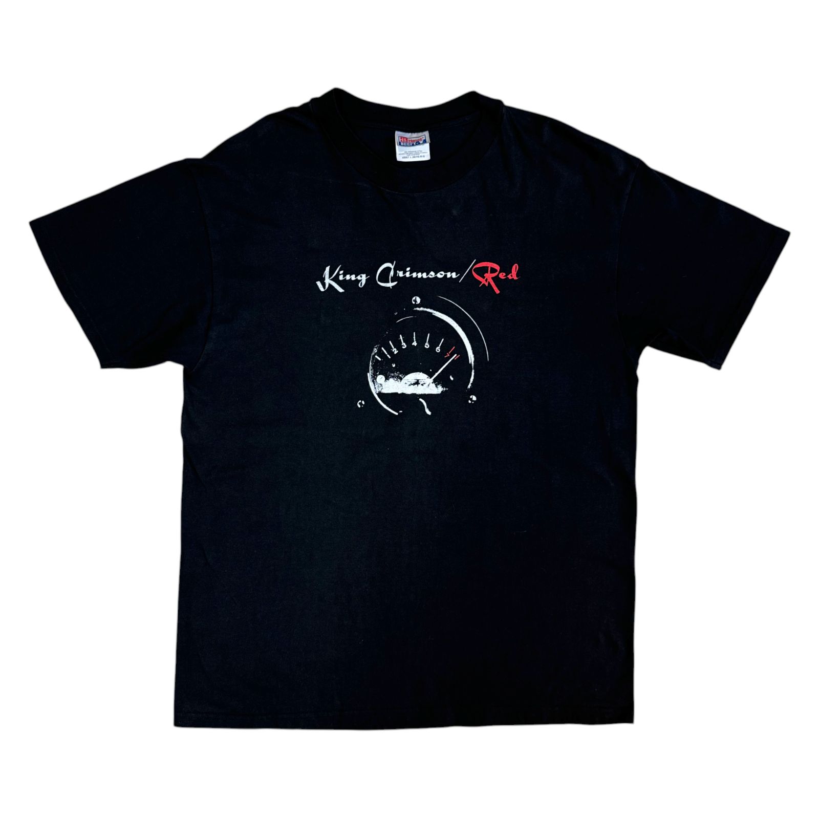 希少 00s ヴィンテージ バンドTシャツ KING CRIMSON 当時物 L 00s - 90s King Crimson Red アートワーク Tシャツ Lサイズ キング