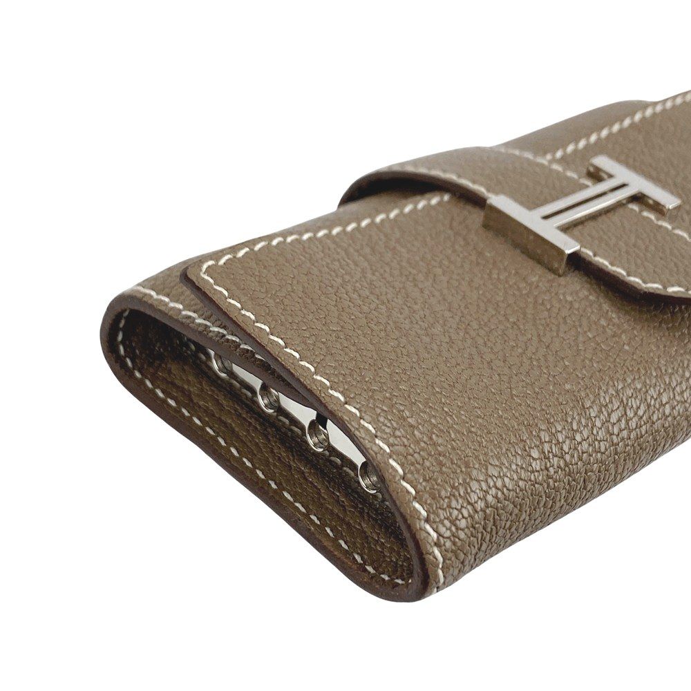 エルメス □美品□ ベアン 6連 キーケース シェーブル エトゥープ Z刻