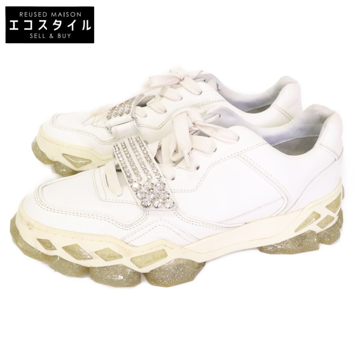 中古・古着通販JIMMY JIMMY CHOO/ジミーチュウ レザースニーカー RAFI 