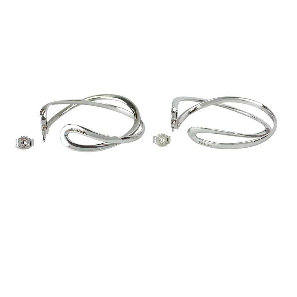 ジョージジェンセン □美品□ インフィニティ ピアス アクセサリー