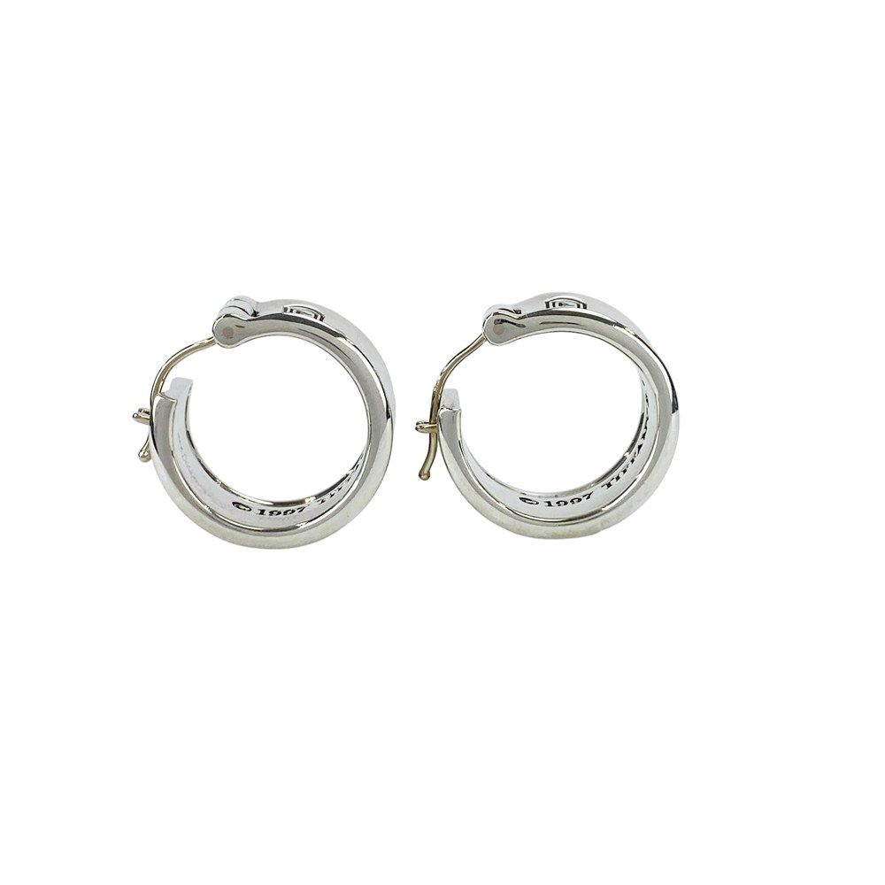 ティファニー □美品□1837□ フープ ピアス アクセサリー シルバー SV