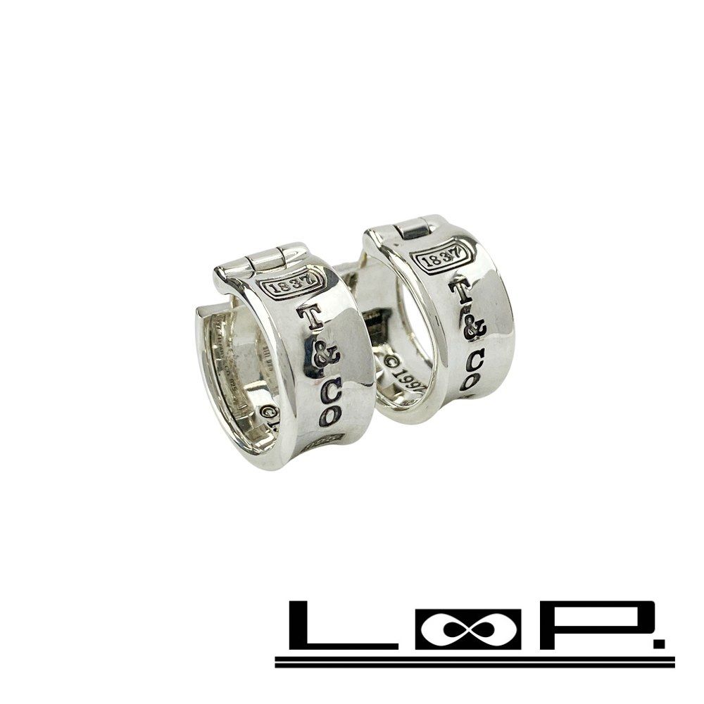ティファニー □美品□1837□ フープ ピアス アクセサリー シルバー SV