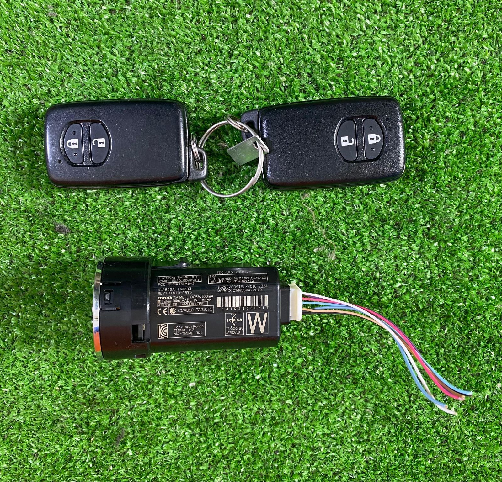 ZT-4336] 純正トヨタ アクア NHP10 スマートキーセット 89990-52312