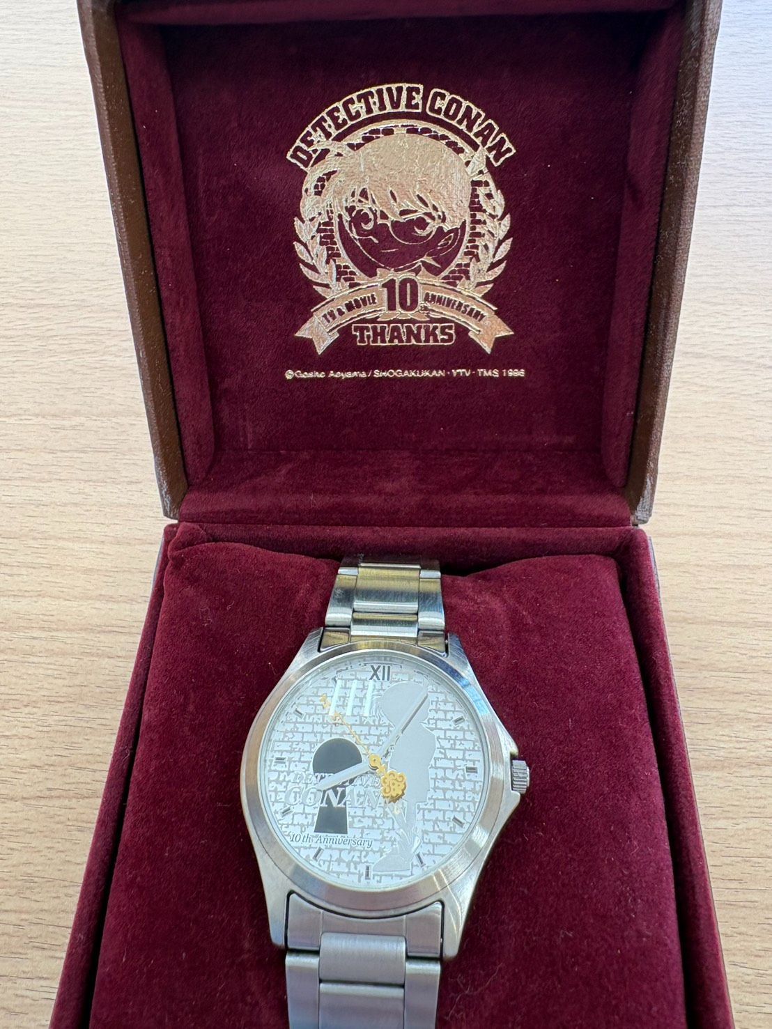 EL6】江戸川コナン 公式メモリアルウォッチ 黄金の時刻 名探偵コナン