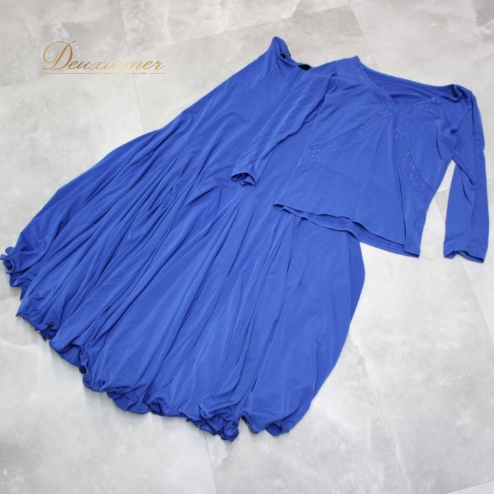 社交ダンス 衣装 スタンダード 上下セット ツーピース レッスンウェア