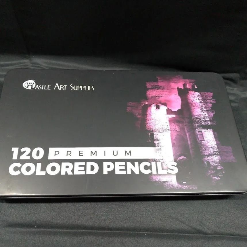ASTLE ART SUPPLIES/PREMIUM COLORED PENCILS【120色セット】状態：非良