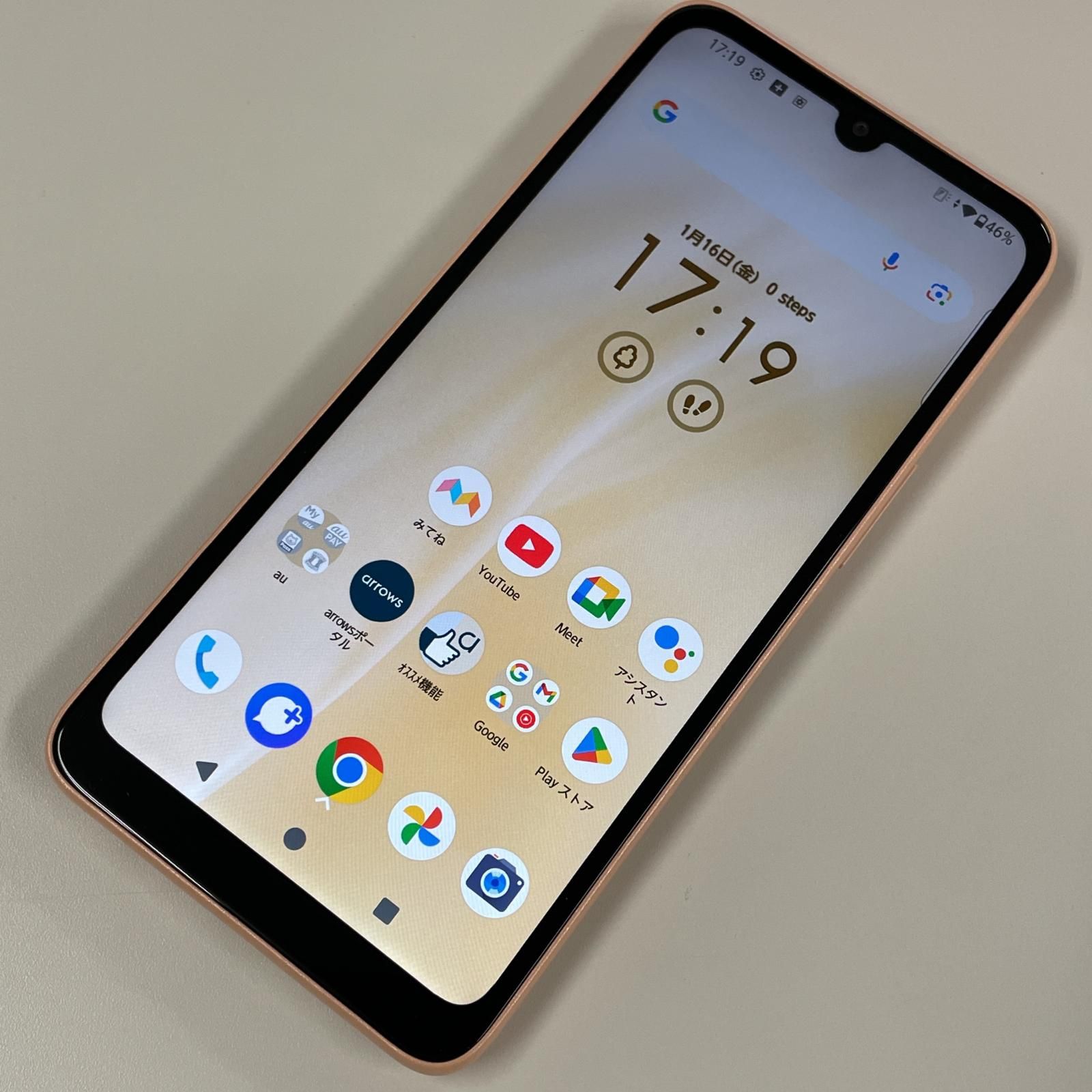 au arrows We2 FCG02 ライトオレンジ - メルカリ