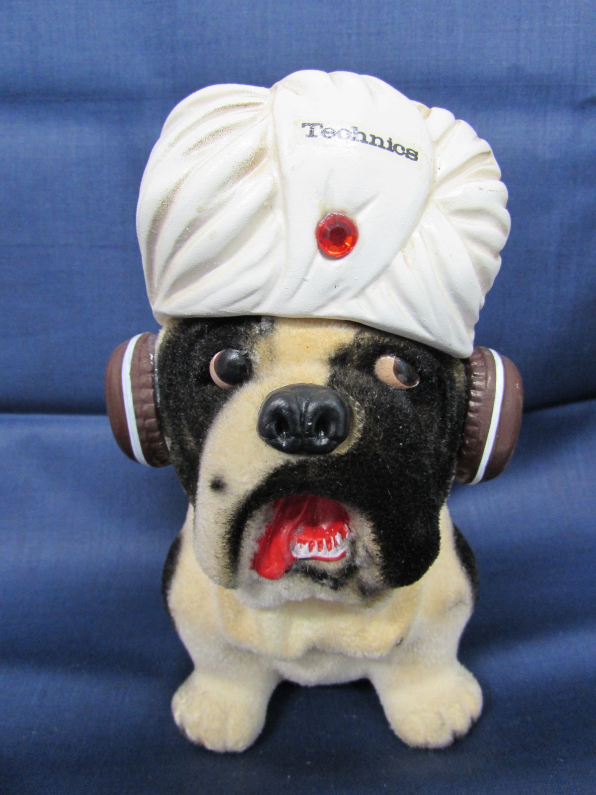 昭和レトロ Technics テクニクス ブルドック 犬 トルコ帽 ターバン