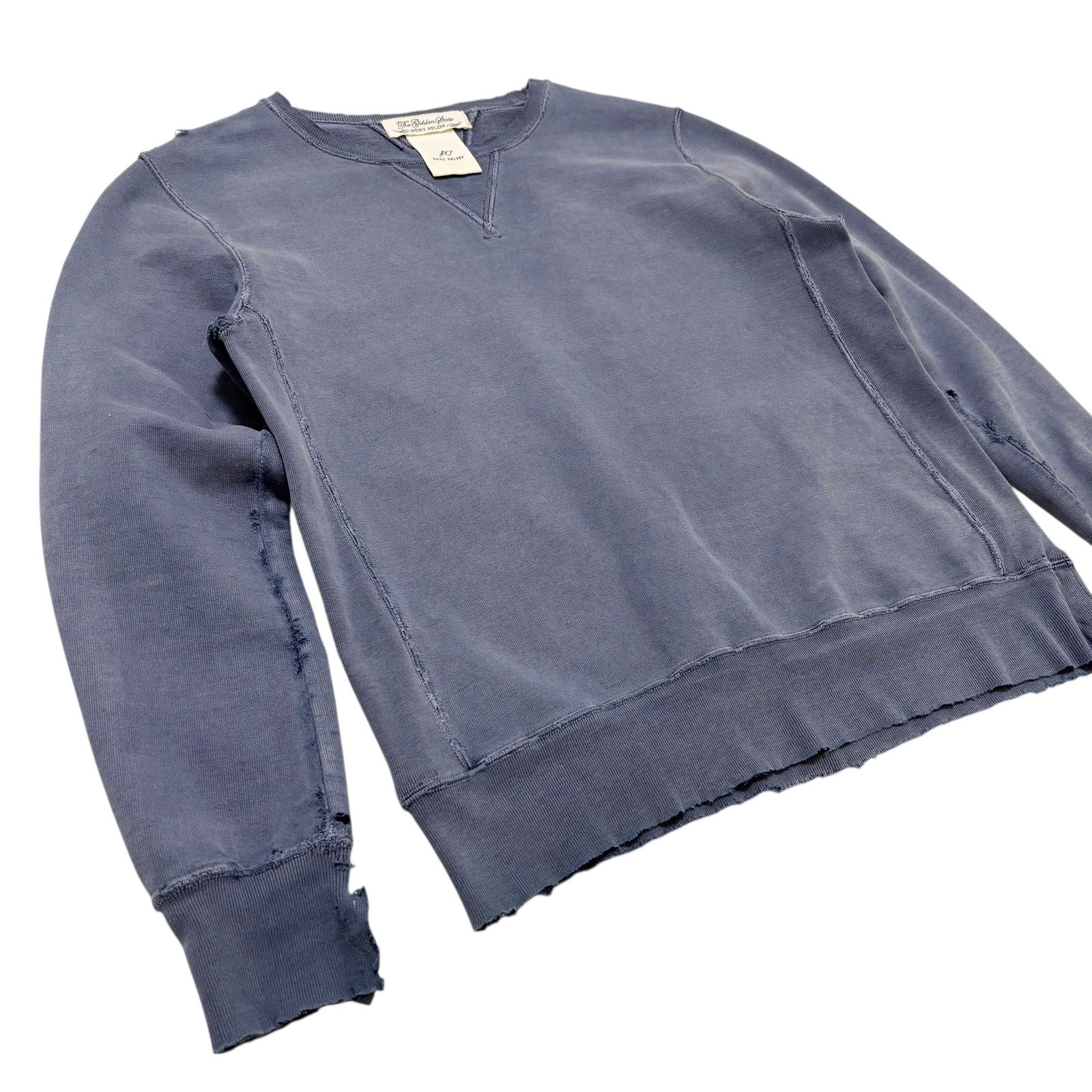 古着 レミレリーフ REMI RELIEF 人気 ダメージ加工 スウェット