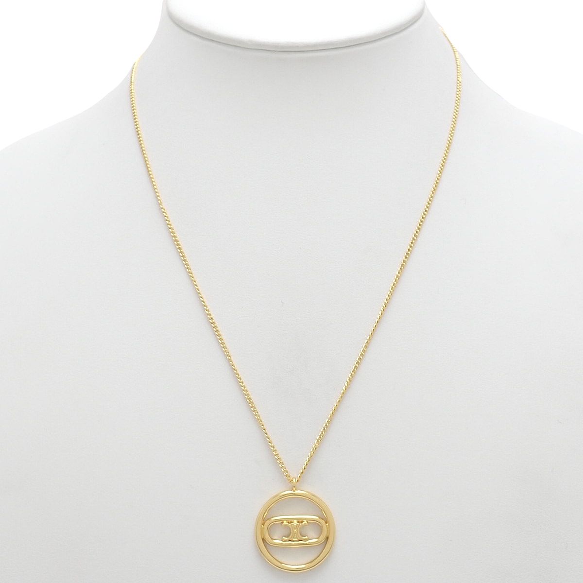 CELINE(セリーヌ) トリオンフ マイヨン サークルネックレス メタル(GP