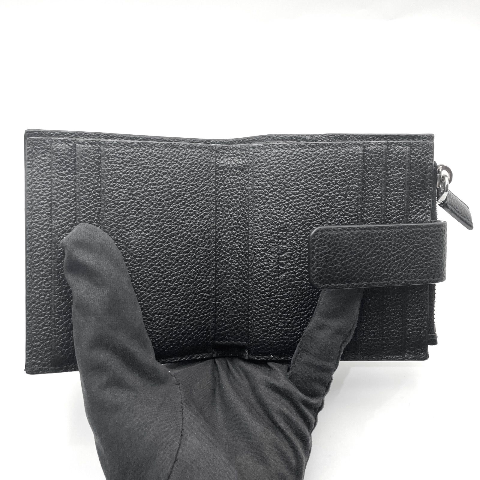 PRADA プラダ 2MC066 サフィアーノタブ カードケース トライアングル