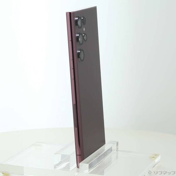 中古品〕 Galaxy S22 Ultra 256GB バーガンディ SCG14 au SIMフリー