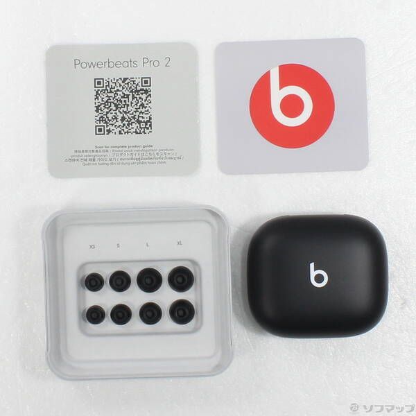 中古品〕 Powerbeats Pro 2 ジェットブラック MX723PA／A【198